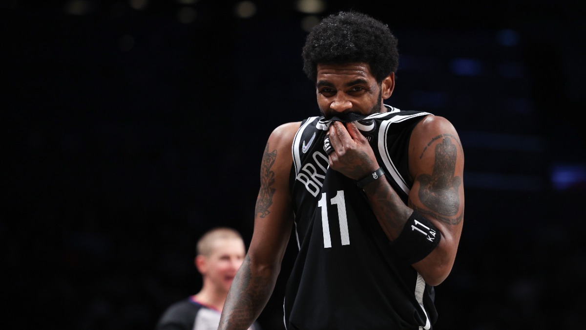 Brooklyn Nets point guard Kyrie Irving