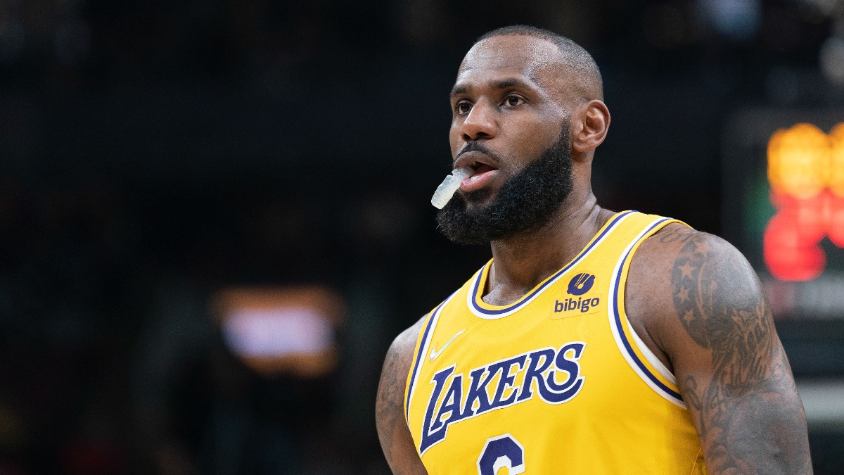 Los Angeles Lakers forward LeBron James
