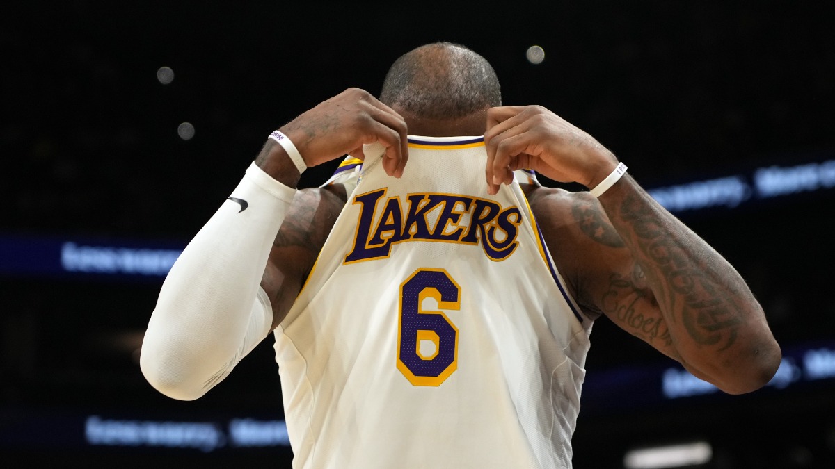 Los Angeles Lakers forward LeBron James