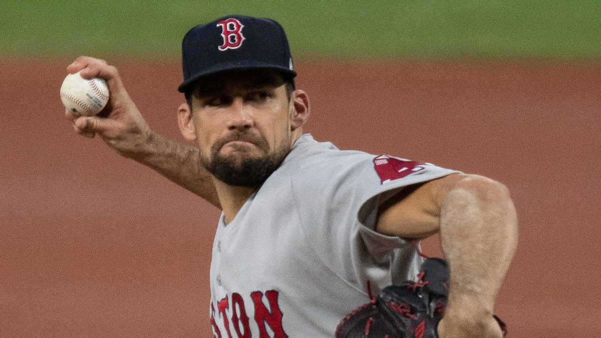 Boston Red Sox pitcher Nathan Eovaldi