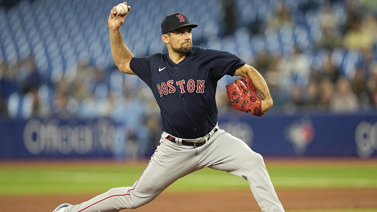 Boston Red Sox starting pitcher Nathan Eovaldi