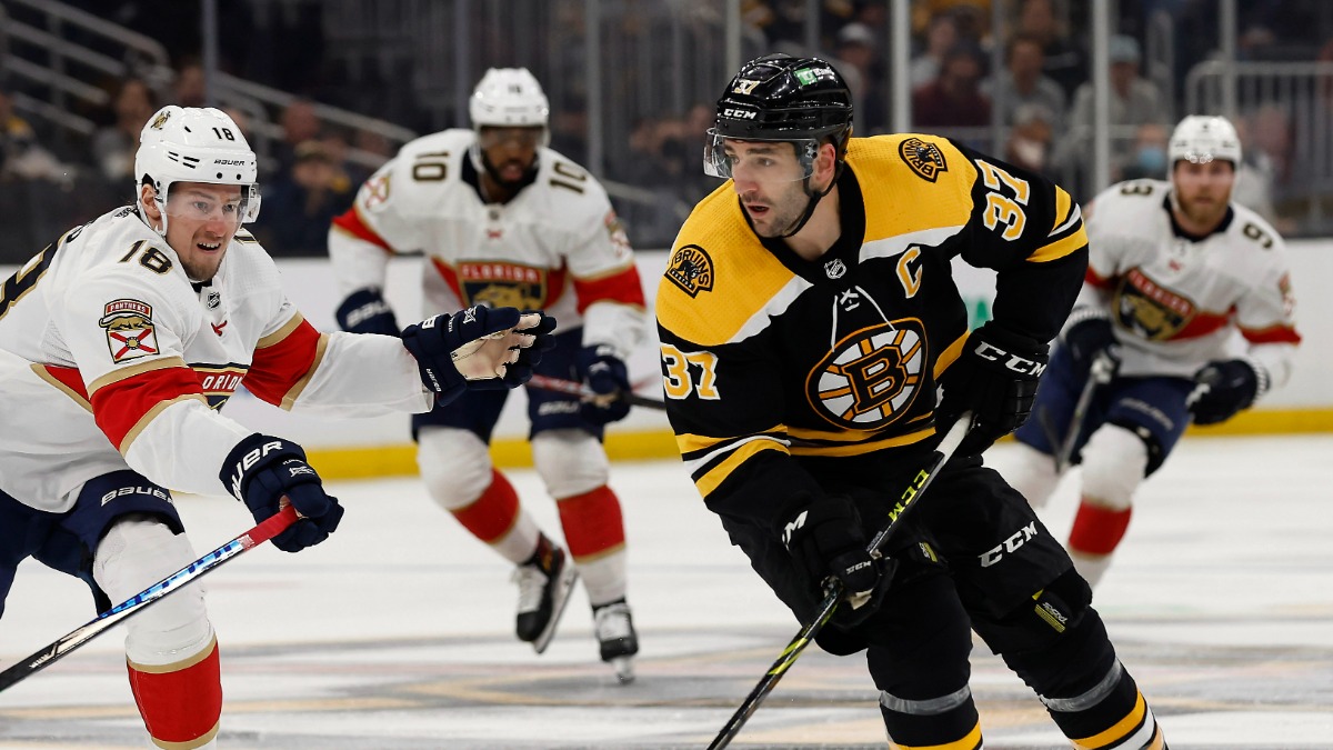 Boston Bruins center Patrice Bergeron