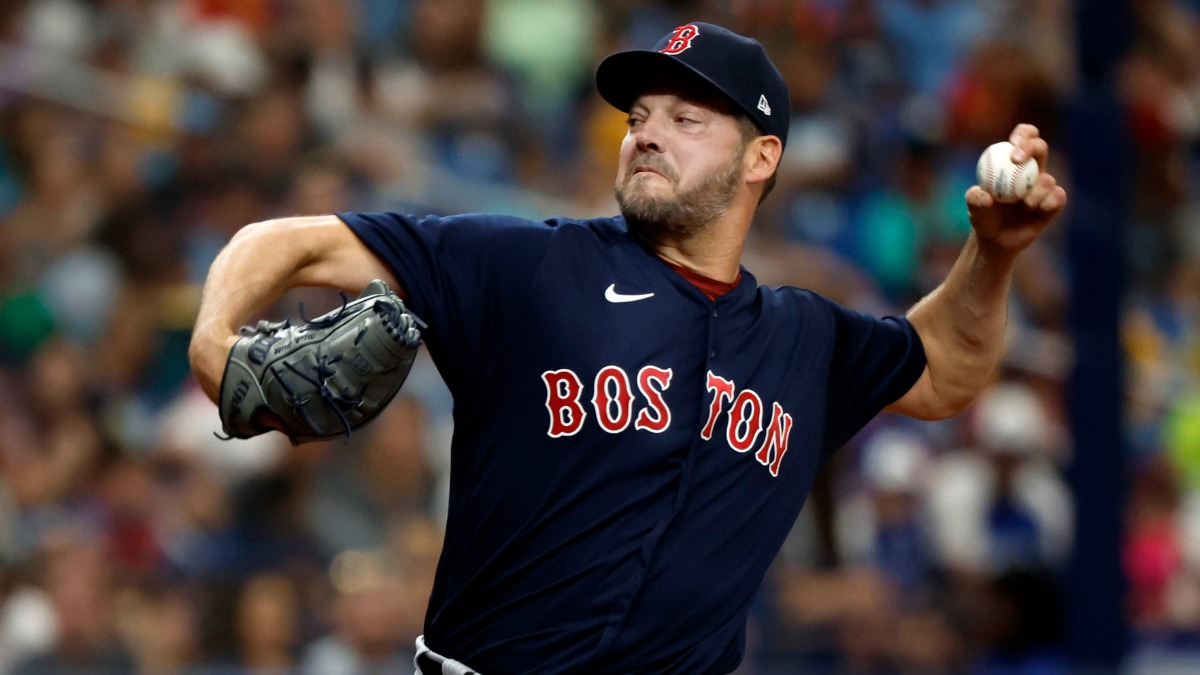Boston Red Sox starting pitcher Rich Hill