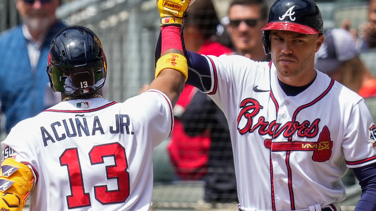 Atlanta Braves outfielder Ronald Acuña Jr. and Los Angeles Dodgers first baseman Freddie Freeman