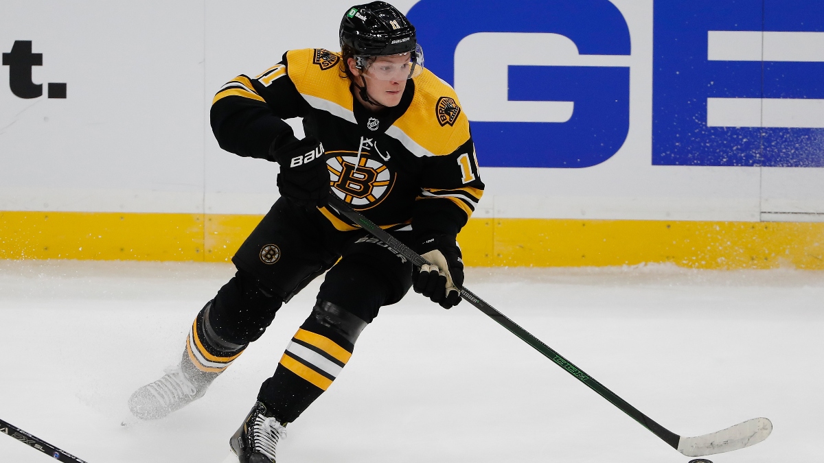 Boston Bruins forward Trent Frederic