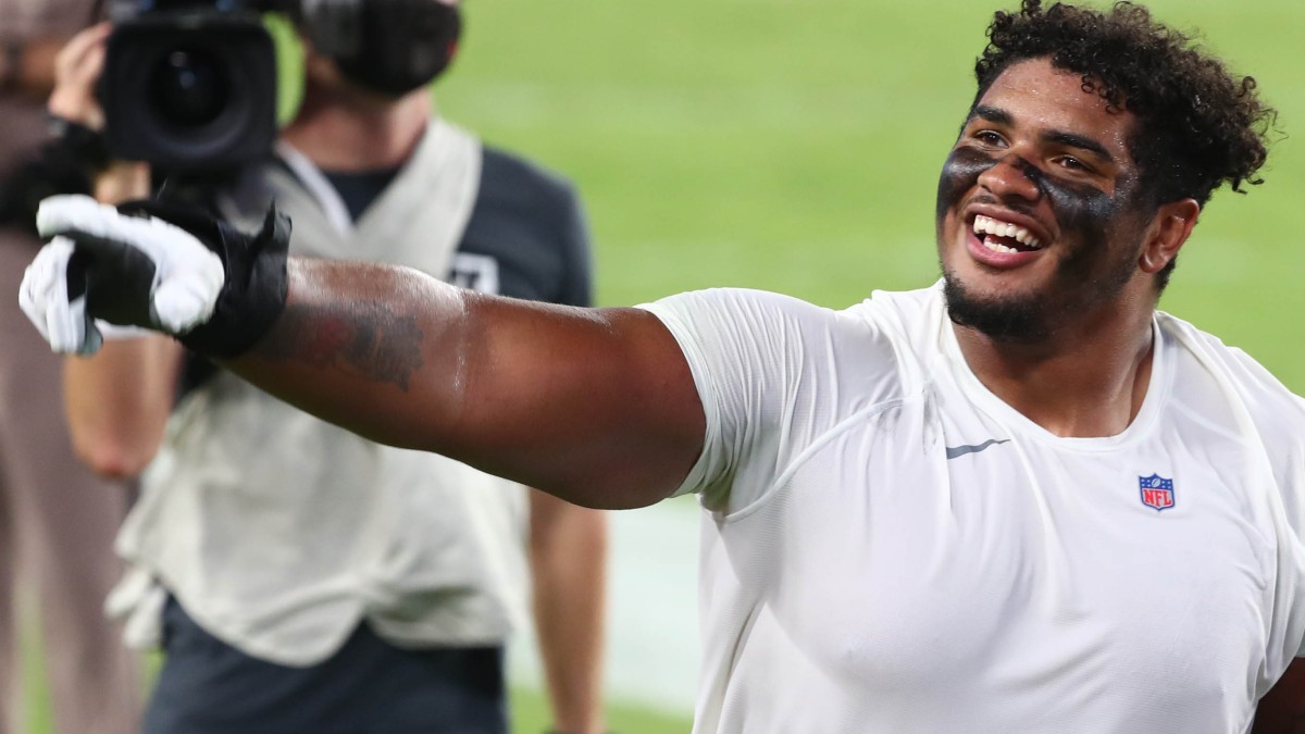 Tampa Bay Buccaneers offensive tackle Tristan Wirfs