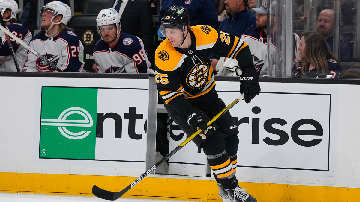 Boston Bruins defenseman Brandon Carlo