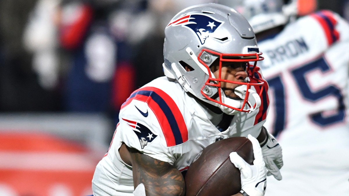 New England Patriots running back Damien Harris