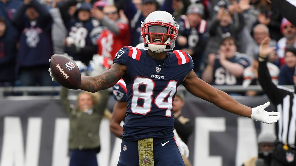 New England Patriots wide receiver Kendrick Bourne