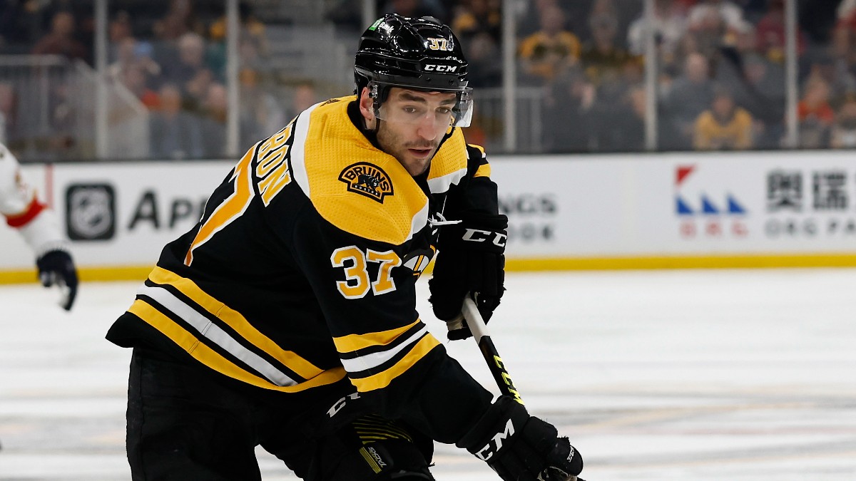 Boston Bruins center Patrice Bergeron
