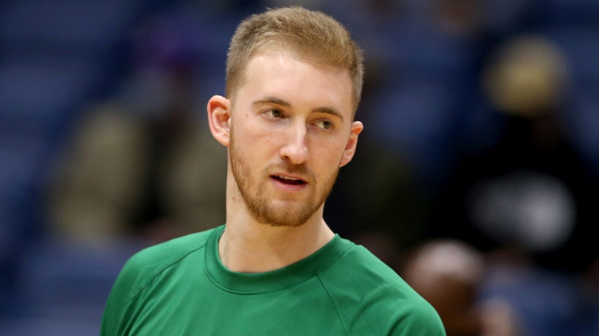 Boston Celtics forward Sam Hauser