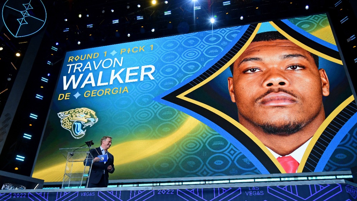 Jacksonville Jaguars defensive end Travon Walker