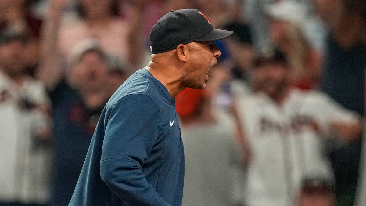 Boston Red Sox manager Alex Cora