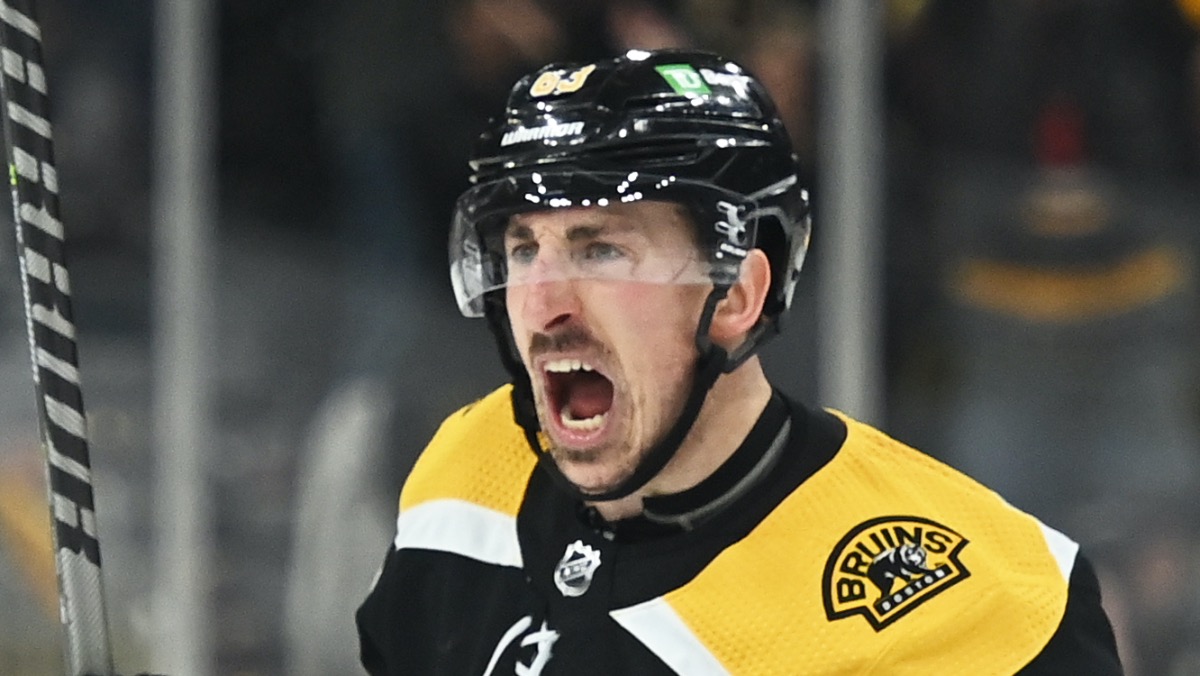Boston Bruins left wing Brad Marchand