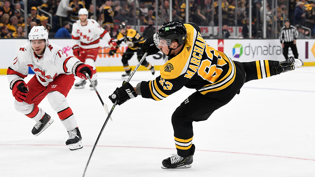Boston Bruins left wing Brad Marchand