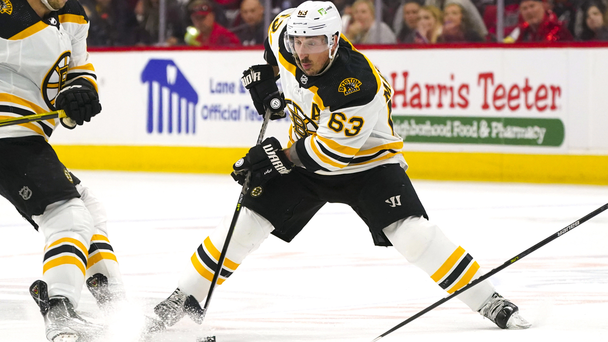 Boston Bruins forward Brad Marchand