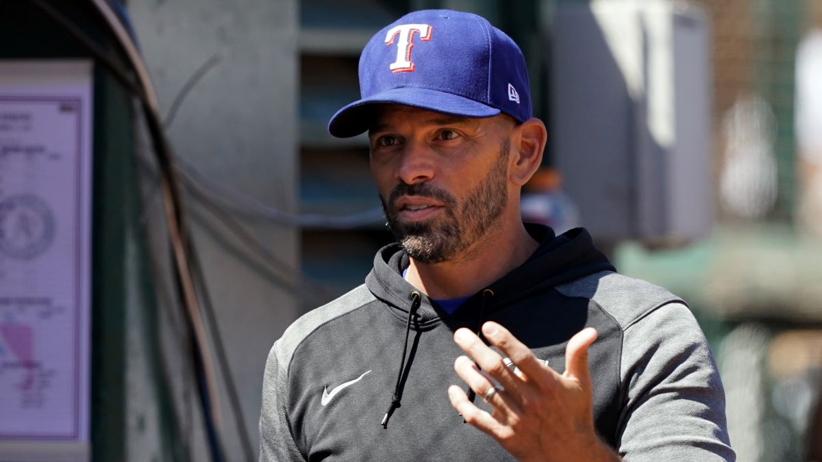 Texas Rangers manager Chris Woodward