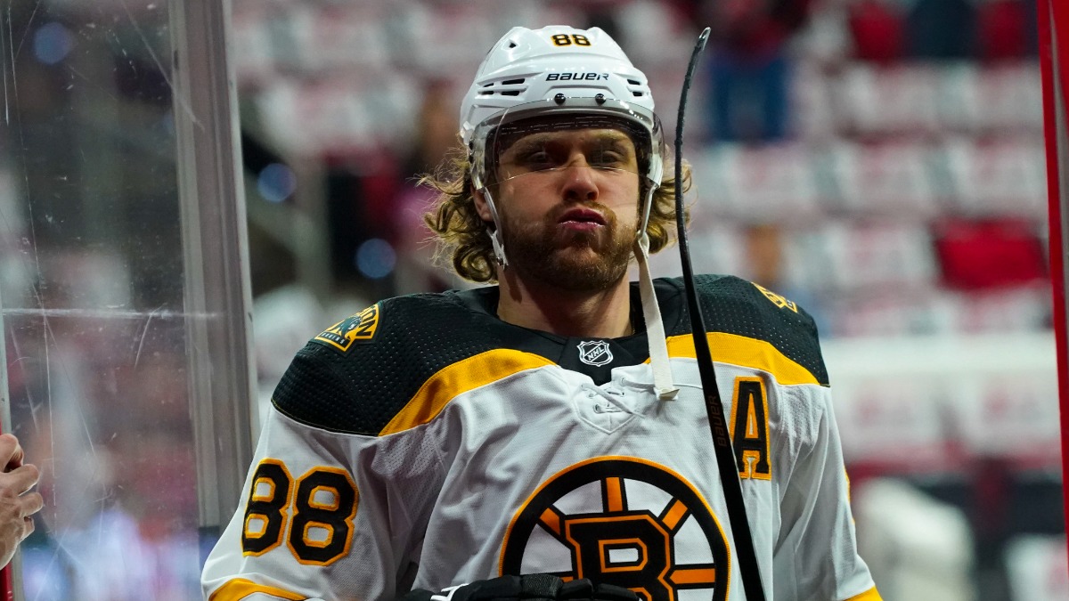 Boston Bruins right wing David Pastrnak