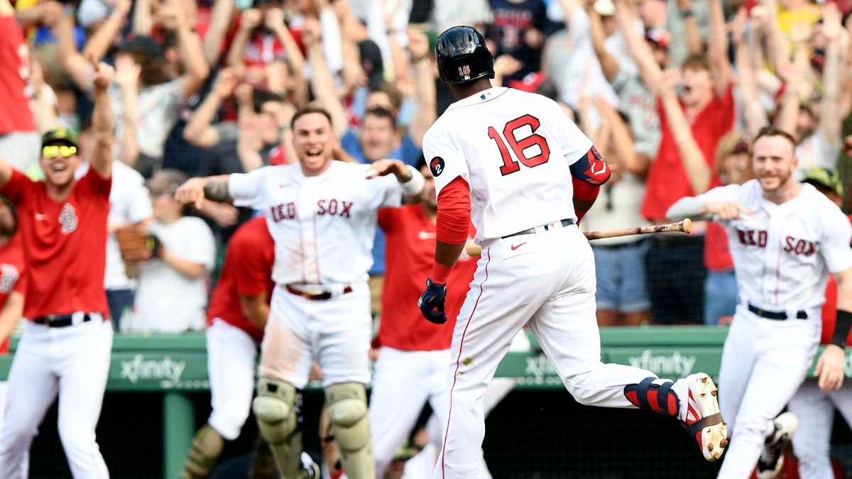 Boston Red Sox center fielder Franchy Cordero