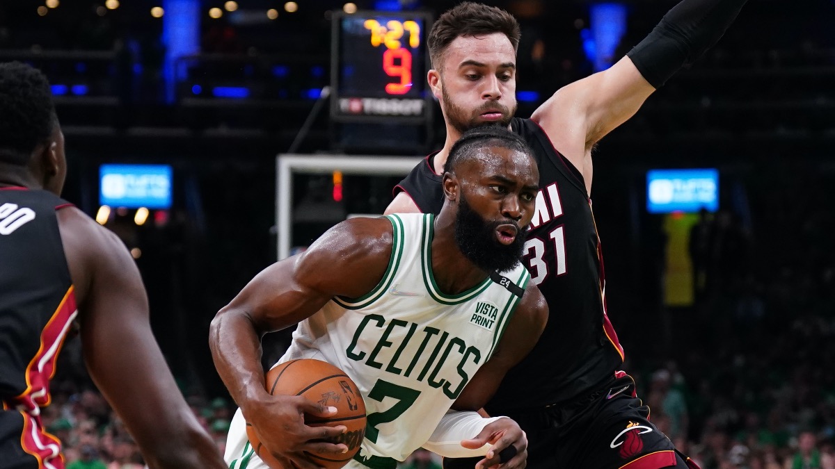 Boston Celtics guard Jaylen Brown
