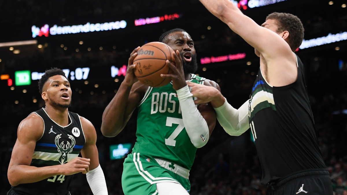 Boston Celtics guard Jaylen Brown