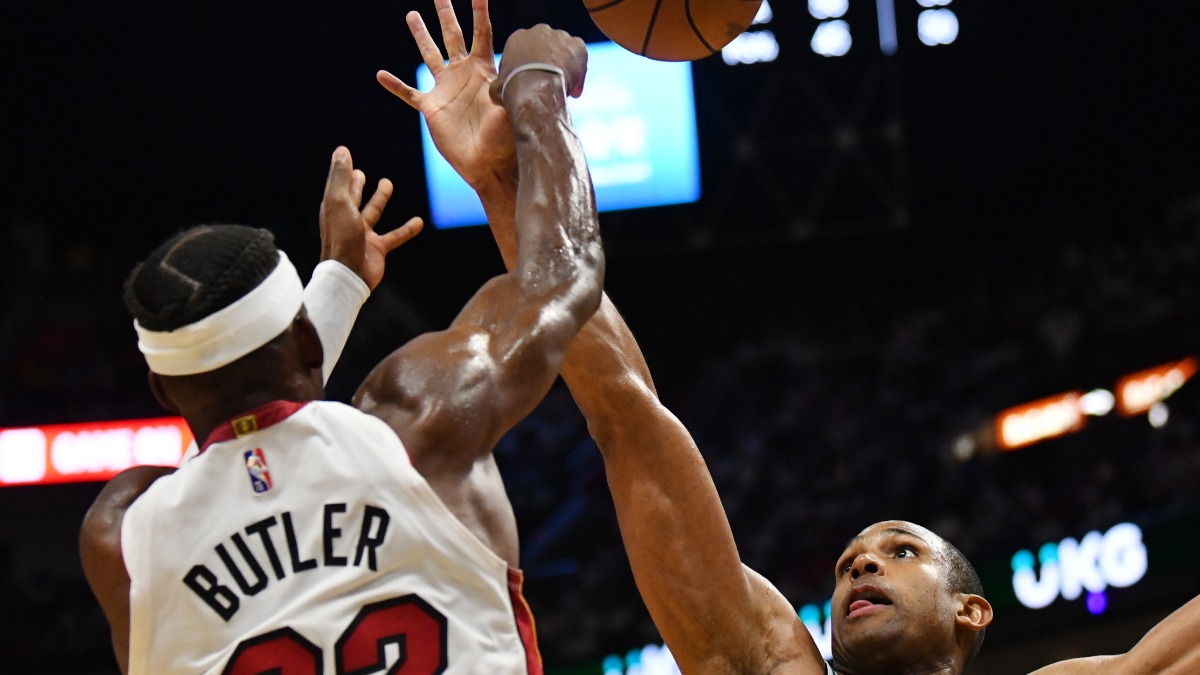 Miami Heat forward Jimmy Butler, Boston Celtics center Al Horford