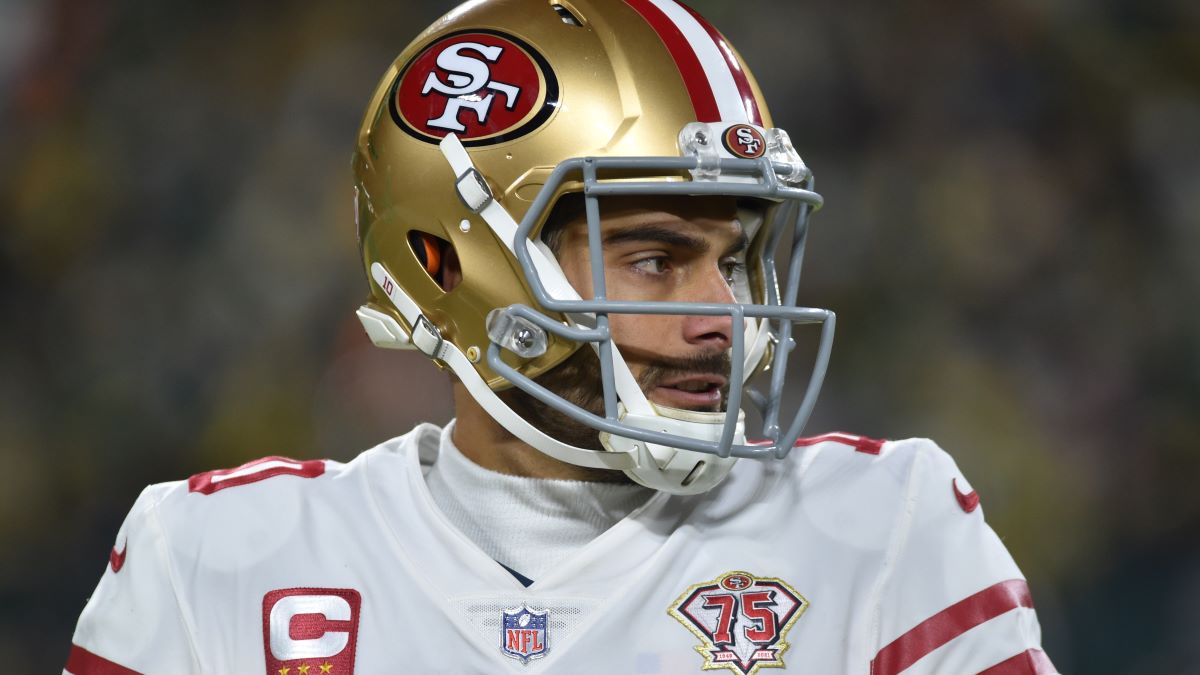 San Francisco 49ers quarterback Jimmy Garoppolo