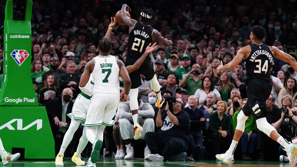 Milwaukee Bucks guard Jrue Holiday