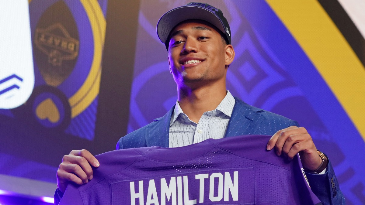 Baltimore Ravens safety Kyle Hamilton