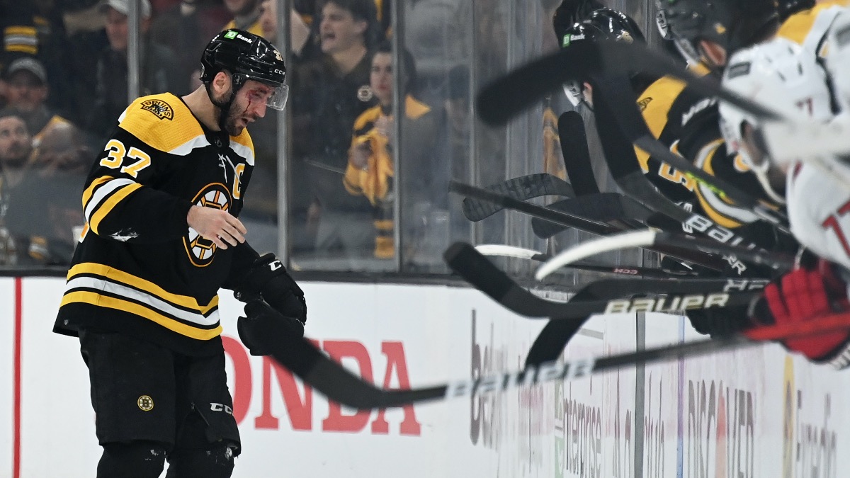 Boston Bruins center Patrice Bergeron