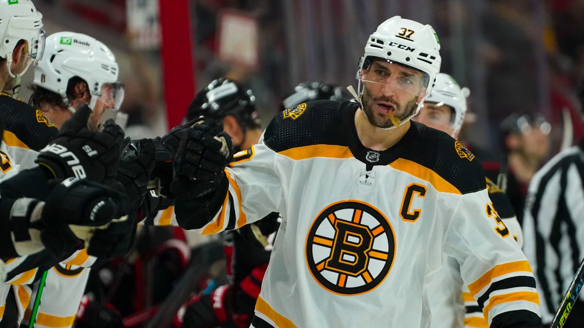 Boston Bruins center Patrice Bergeron