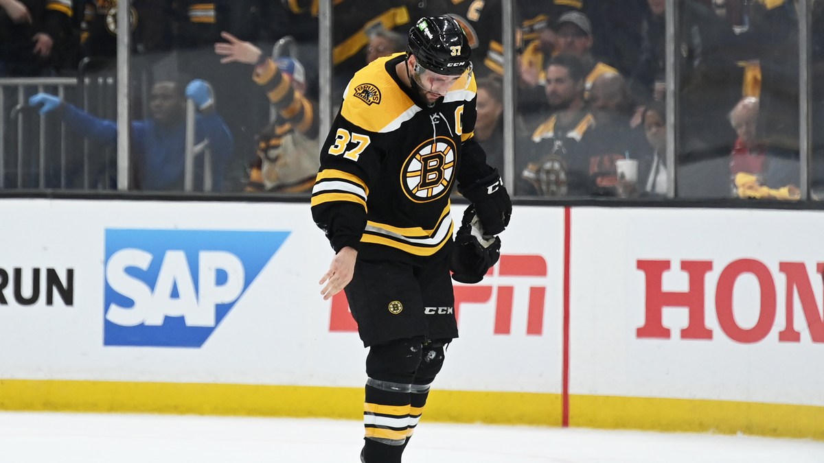 Boston Bruins captain Patrice Bergeron