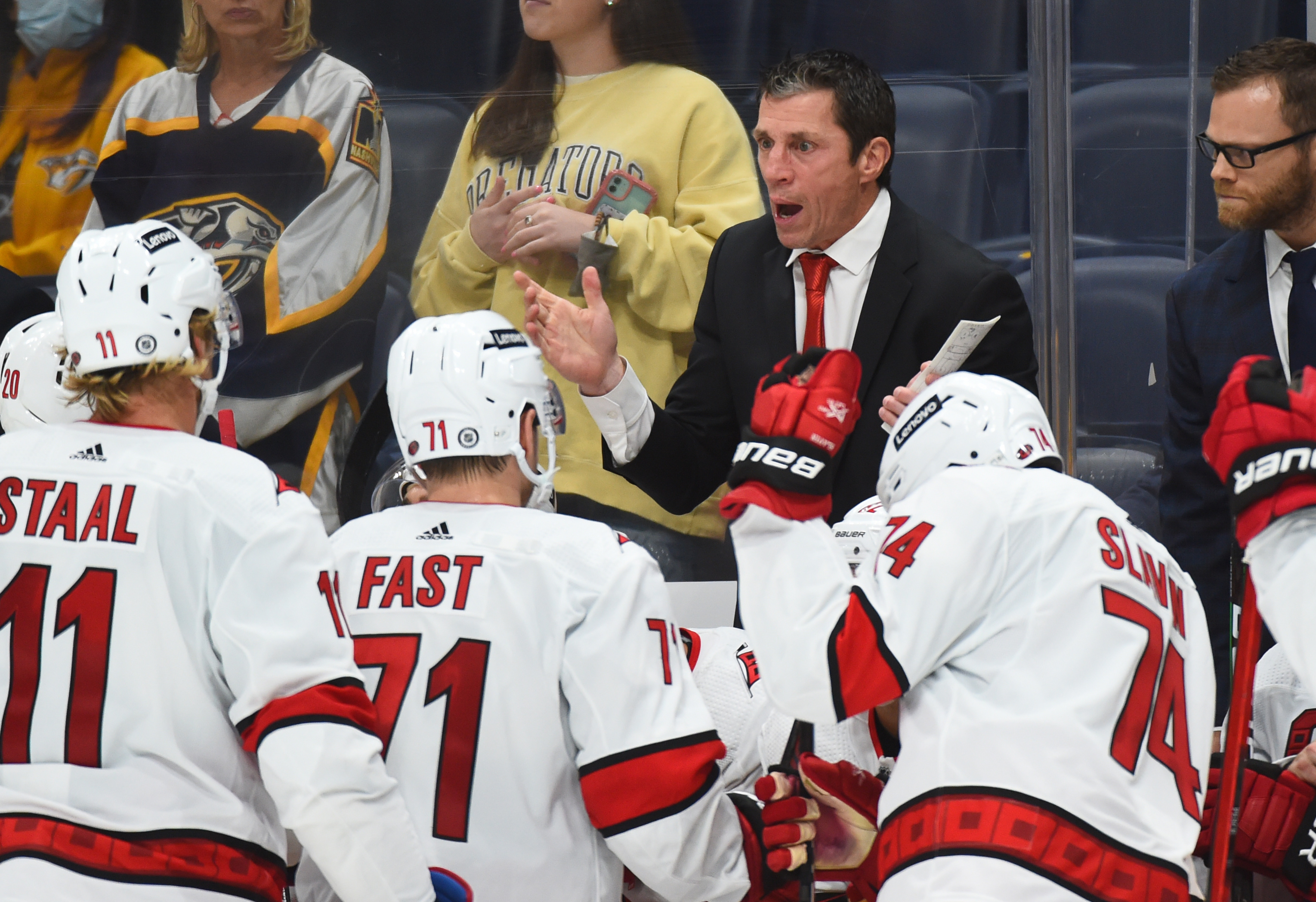 Carolina Hurricanes coach Rod Brind'Amour