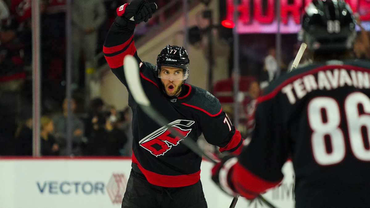 Carolina Hurricanes defenseman Tony DeAngelo