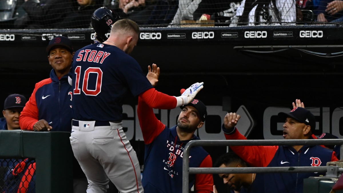 Boston Red Sox second baseman Trevor Story