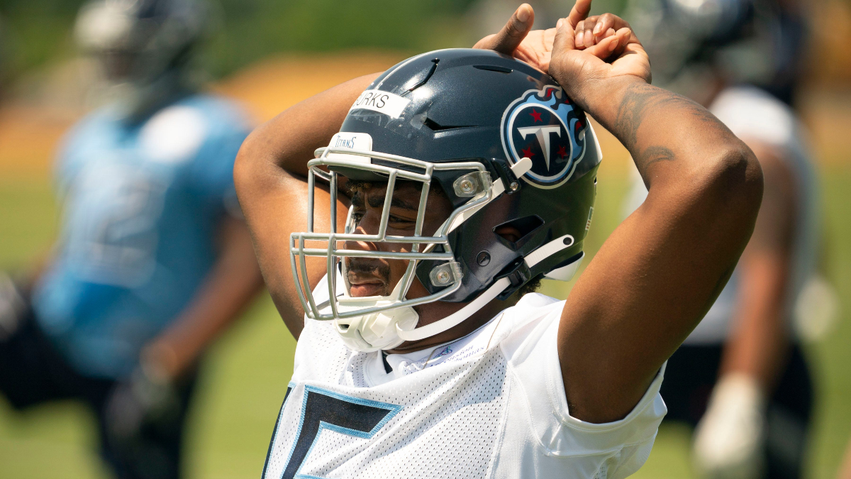 Tennessee Titans wide receiver Traylon Burks