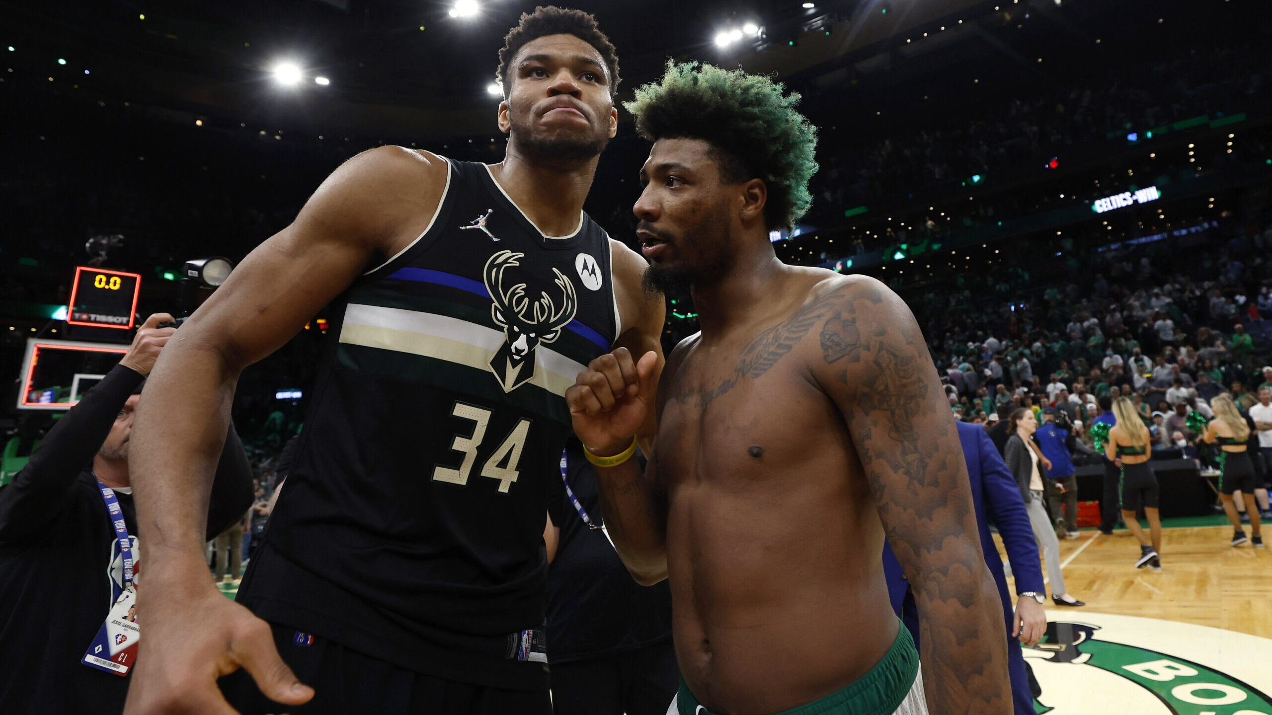 NBA: Playoffs-Milwaukee Bucks at Boston Celtics