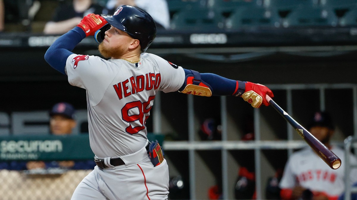 Boston Red Sox left fielder Alex Verdugo