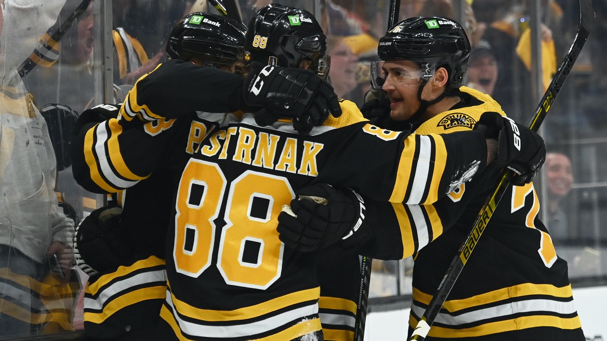 Boston Bruins right wing David Pastrnak