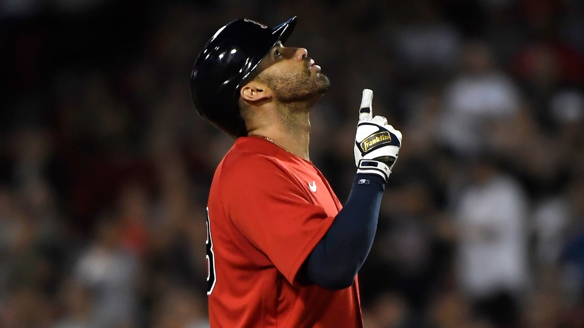 Boston Red Sox designated hitter J.D. Martinez
