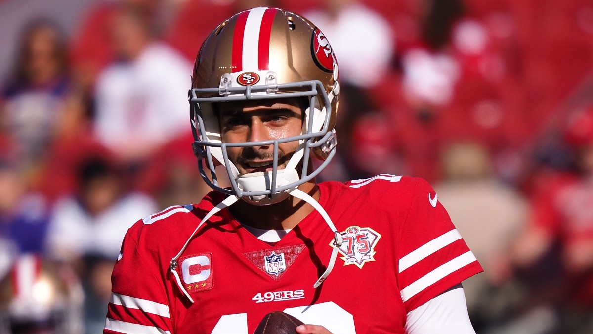 San Francisco 49ers quarterback Jimmy Garoppolo