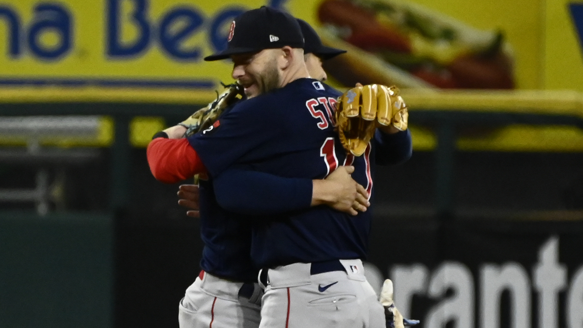 Boston Red Sox outfielder Kiké Hernández, second baseman Trevor Story