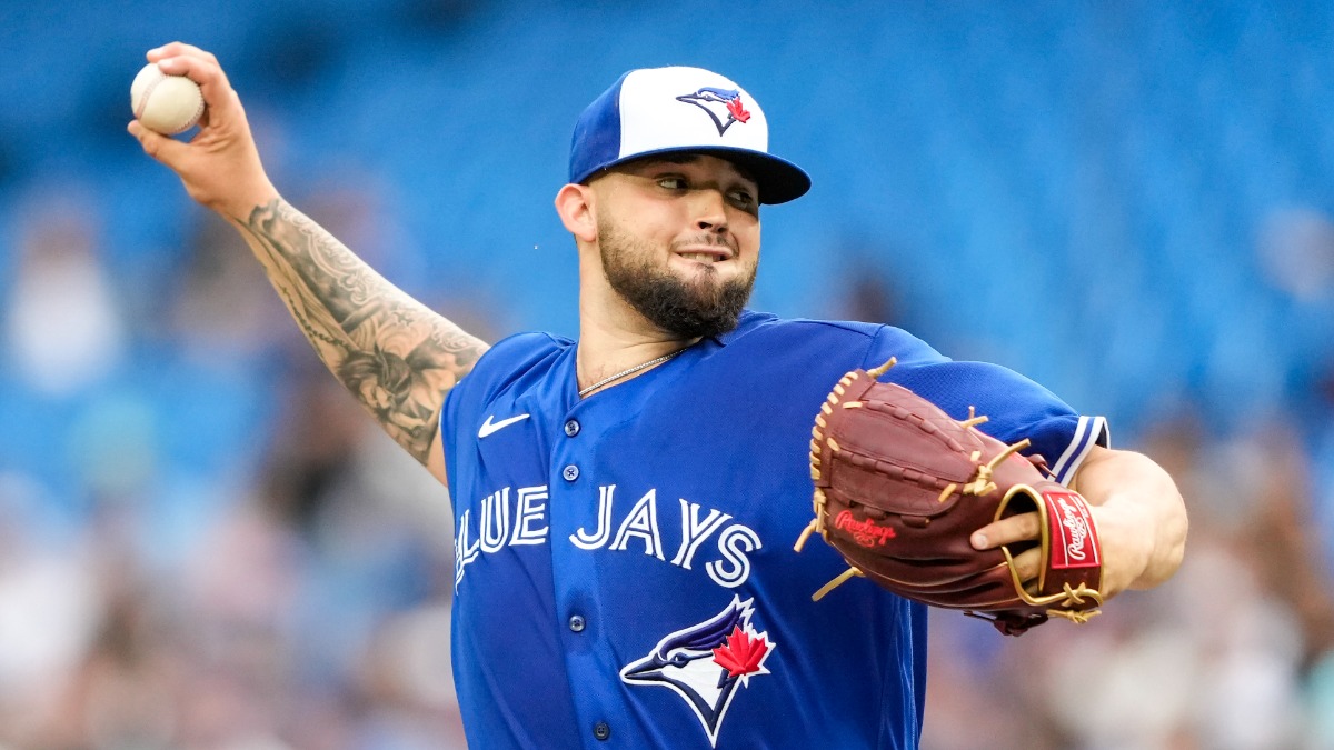 Toronto Blue Jays pitcher Alek Manoah