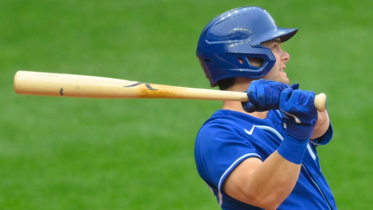 Kansas City Royals left fielder Andrew Benintendi
