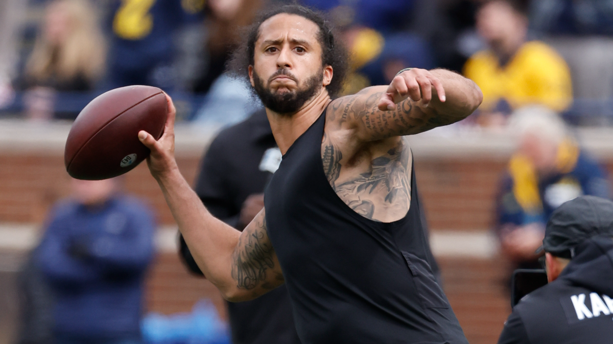 Former San Francisco 49ers quarterback Colin Kaepernick
