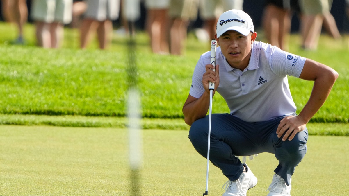 Professional golfer Collin Morikawa