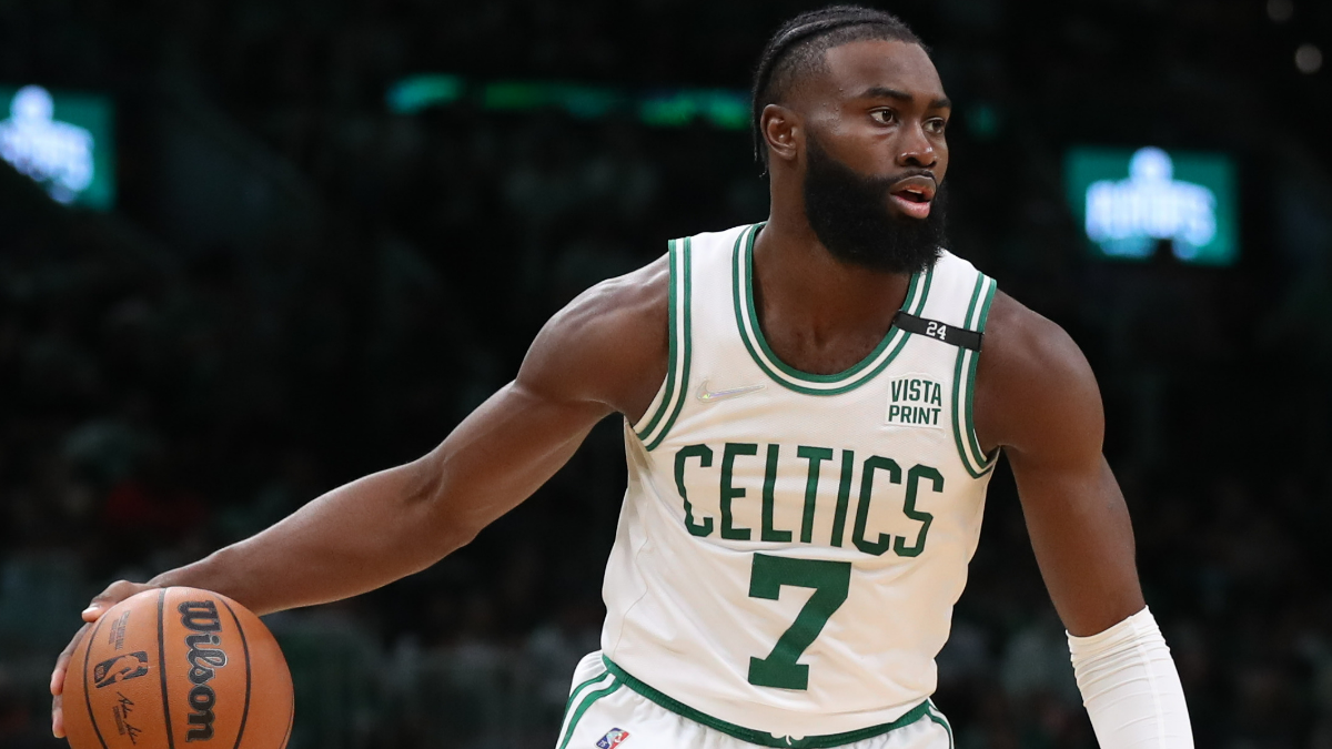 Boston Celtics guard Jaylen Brown