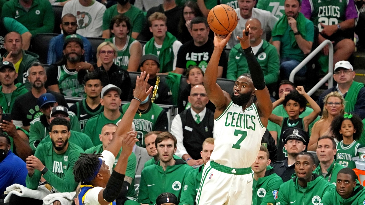 Boston Celtics forward Jaylen Brown