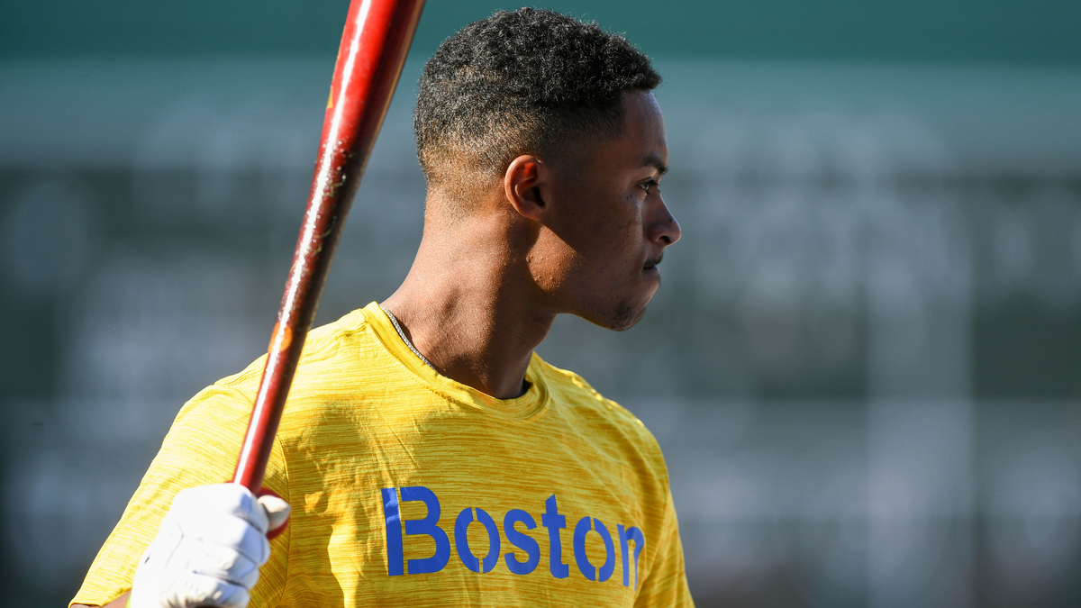 Boston Red Sox infielder Jeter Downs