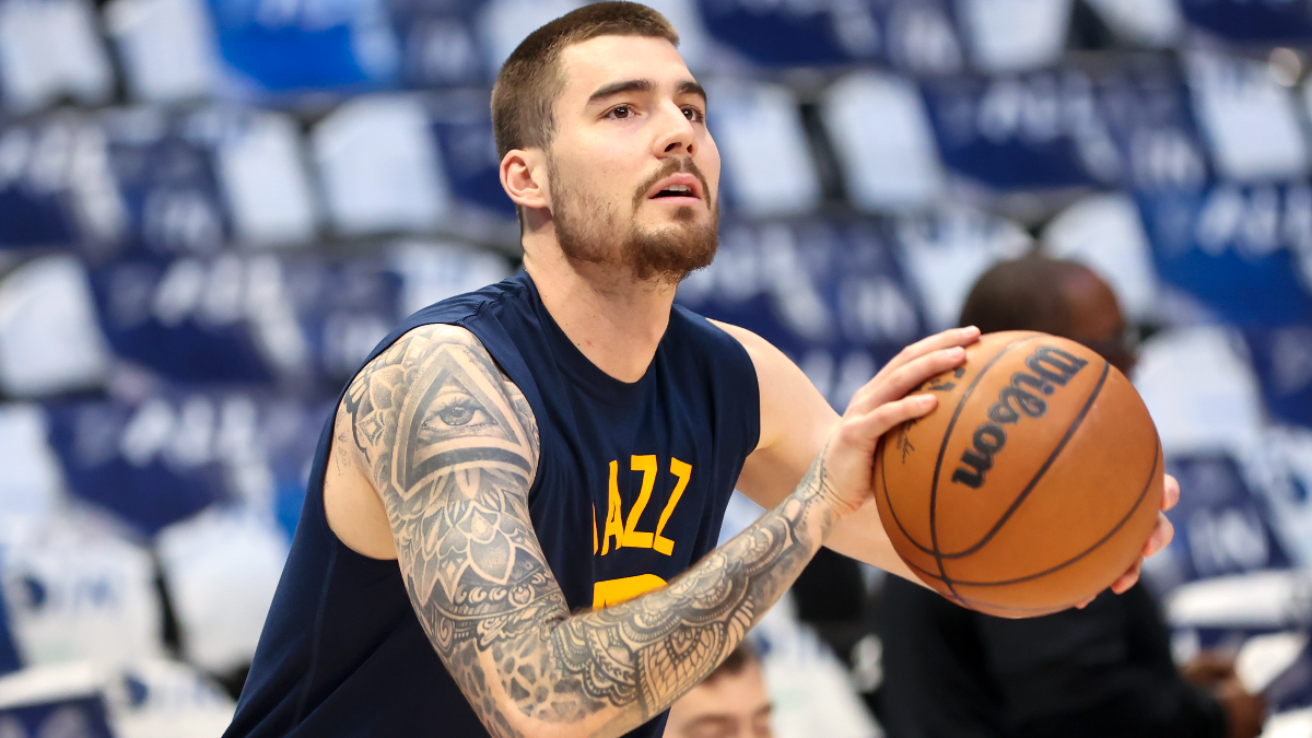 Utah Jazz forward Juancho Hernangomez